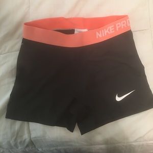 Nike slides shorts.